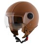 Vito Jet helmet Leather Brown Amsterdam