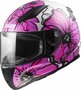 LS2 FF353 Rapid II helmet Poppies pink - Size XXL