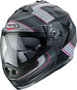Caberg Duke II Tour Matt Black Pink - Modular Flip Up motorcycle helmet