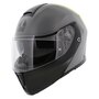 AGV Streetmodular Resia matt grey silver red motorcycle helmet