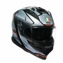 AGV K7 helmet Jaeger matt black silver red