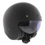 LS2 OF599 Spitfire II matt black special edition with peak included - Open Face helmet motorcycle scooter