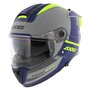 Axxis Hawk SV EVO full face helmet Daytona C2 matt gray blue yellow