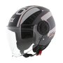 Axxis Metro S helmet Duo C2 matt grey - Motorcycle and scooter