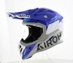 Airoh Aviator Ace 2 MX Helmet Fury - Blue White Grey