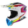 Airoh Aviator Ace 2 MX Helmet Sunrise gloss white rainbow
