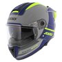 Axxis Hawk SV EVO full face helmet Daytona C2 matt grey blue yellow