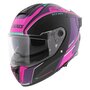 Axxis Hawk SV EVO full face helmet Titan B8 matt black pink purple