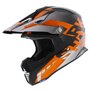 Shark Varial Anger MX helmet gloss black orange white
