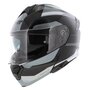 MT Genesis SV modular helmet Raccoon gloss black grey