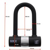 MKX-lock Beugelslot / Schijfremslot lang_