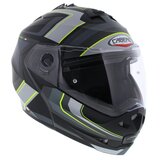 Caberg Duke II Tour Matt Black yellow - Modular Flip Up motorcycle helmet - Size S_
