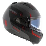 Shark EVO ES Kryd Matt Silver Black Red - Size XS -  Motorcycle helmet_