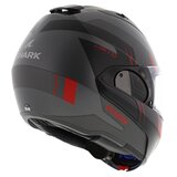 Shark EVO ES Kryd Matt Silver Black Red - Size XS -  Motorcycle helmet_