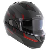 Shark EVO ES Kryd Matt Silver Black Red - Size XS -  Motorcycle helmet_