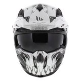 MT Streetfighter SV Darkness helmet gloss black white_