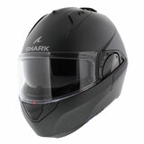 Shark Evo ES motorcycle flip up helmet blank matt anthracite A06 - Size XS_