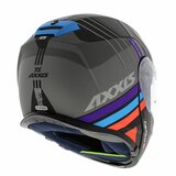 Axxis Gecko SV modular helmet Epic matt black blue purple orange_