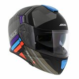 Axxis Gecko SV modular helmet Epic matt black blue purple orange_