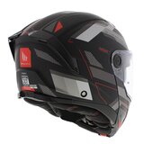MT Atom 2 SV Modular motorcycle helmet Bast matt black red_