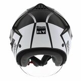 Blauer Real B jet helmet matt black titanium white_