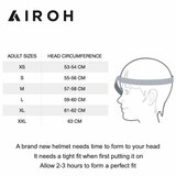 Airoh Twist 3.0 MX Helmet Adventure matt grey black orange - Lara Croft_