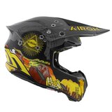 Airoh Twist 3.0 MX Helmet Adventure matt grey black orange - Lara Croft_