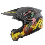 Airoh Twist 3.0 MX Helmet Adventure matt grey black orange - Lara Croft_