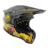 Airoh Twist 3.0 MX Helmet Adventure matt grey black orange - Lara Croft_