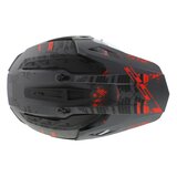 LS2 MX702 Pioneer II adventure helmet Crazy matt grey black red_