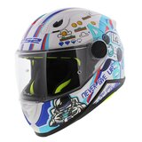 LS2 FF812 Kids junior Next Level gloss white - Children motorcycle racing helmet_