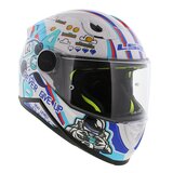 LS2 FF812 Kids junior Next Level gloss white - Children motorcycle racing helmet_
