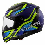 LS2 FF353 Rapid II helmet Flitz h-vision yellow blue_