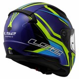 LS2 FF353 Rapid II helmet Flitz h-vision yellow blue_