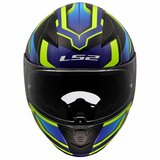 LS2 FF353 Rapid II helmet Flitz h-vision yellow blue_