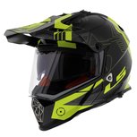 LS2 helmet MX436 Pioneer Trigger Black Fluo Yellow LS2 helmet MX436 Pioneer Trigger Black Fluo Yellow