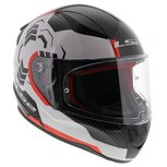 LS2 FF353 Rapid Ghost gloss white black red LS2 FF353 Rapid Ghost gloss white black red