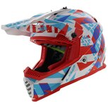 LS2 MX437 Fast EVO Mini Funky gloss red white LS2 MX437 Fast EVO Mini Funky gloss red white