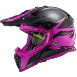 LS2 MX437 Fast EVO Roar matt black gloss purple LS2 MX437 Fast EVO Roar matt black gloss purple