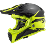 LS2 MX437 Fast EVO Roar matt black gloss h-v yellow LS2 MX437 Fast EVO Roar matt black gloss h-v yellow