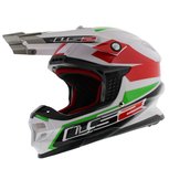 LS2 MX456 Tuareg helmet gloss red green LS2 MX456 Tuareg helmet gloss red green