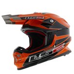 LS2 MX456 Tuareg helmet gloss orange black LS2 MX456 Tuareg helmet gloss orange black