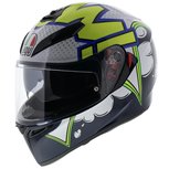 AGV K3 SV Bubble GT4 blue white yellow AGV K3 SV Bubble GT4 blue white yellow