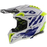 Airoh Aviator 3 AMS² Rampage - Gloss Blue White Fluo Yellow Airoh Aviator 3 AMS² Rampage - Gloss Blue White Fluo Yellow