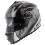 LS2 FF322 Chic helmet gloss black silver LS2 FF322 Chic helmet gloss black silver