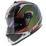 LS2 FF322 Wardots helmet gloss black iris LS2 FF322 Wardots helmet gloss black iris