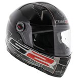 LS2 FF396 CR1 Racing helmet gloss black LS2 FF396 CR1 Racing helmet gloss black