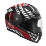 ROOF Helmet RO200 Carbon Speeder Red Silver ROOF Helmet RO200 Carbon Speeder Red Silver