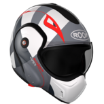 ROOF Helmet New Boxxer Viper White Black Red ROOF Helmet New Boxxer Viper White Black Red