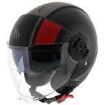 MT Viale SV Jet helmet Phantom matt black red MT Viale SV Jet helmet Phantom matt black red